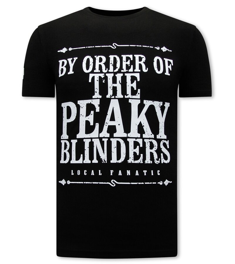 Local Fanatic Camiseta Peaky Blinders Hombre - Negro