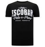 Local Fanatic Camiseta Escobar Pablo Hombre - Negro