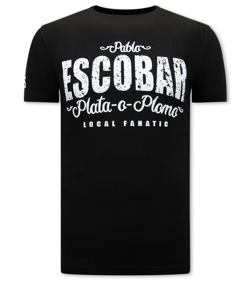 Local Fanatic Camiseta Escobar Pablo Hombre - Negro