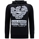 Sudadera Con Capucha MMA Fighter Para Hombre - Negra