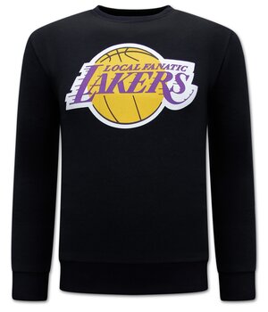 Local Fanatic Sudadera Con Estampado De Los Lakers - Negro