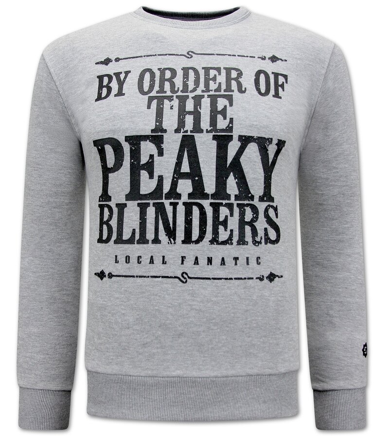 Local Fanatic Peaky Blinders Jersey De Hombre - Gris