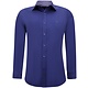 Camisas de hombre Neat Tailored - Slim Fit Blusa Stretch - Azul