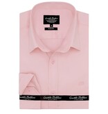 Gentile Bellini Camisa Neat Satin para Hombre Slim Fit - Rosa