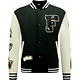 Chaqueta Letterman Oversized Hombre - 8633 - Negro