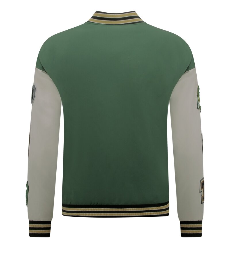 Enos Chaqueta Oversize Para Hombre - 8633 - Verde