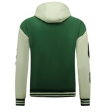 Enos College Jack Oversized  con capucha - 8630 - Verde