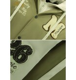 Enos Oversized Baseball Chaqueta Clásica con capucha -8632- Verde Enos Oversized Baseball Chaqueta Clásica con capucha -8632- Verde