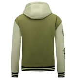 Enos Oversized Baseball Chaqueta Clásica con capucha -8632- Verde