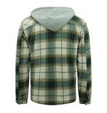 Enos Lumberjacket Hombre con Capucha -7091- Verde