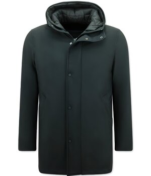 Enos Parkas de diseño para hombres- 8518 - Negro