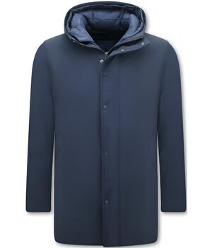 Enos Parka de invierno impermeable Chaqueta de dos piezas - 8518 - Azul