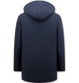 Enos Abrigo de Invierno Neat para Hombre con Capucha Desmontable - 8766 - Azul