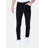 True Rise Vaqueros Stretch Regular Fit para Hombre - DP47- Negro