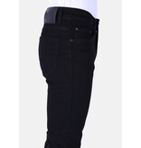 True Rise Vaqueros Stretch Regular Fit para Hombre - DP47- Negro