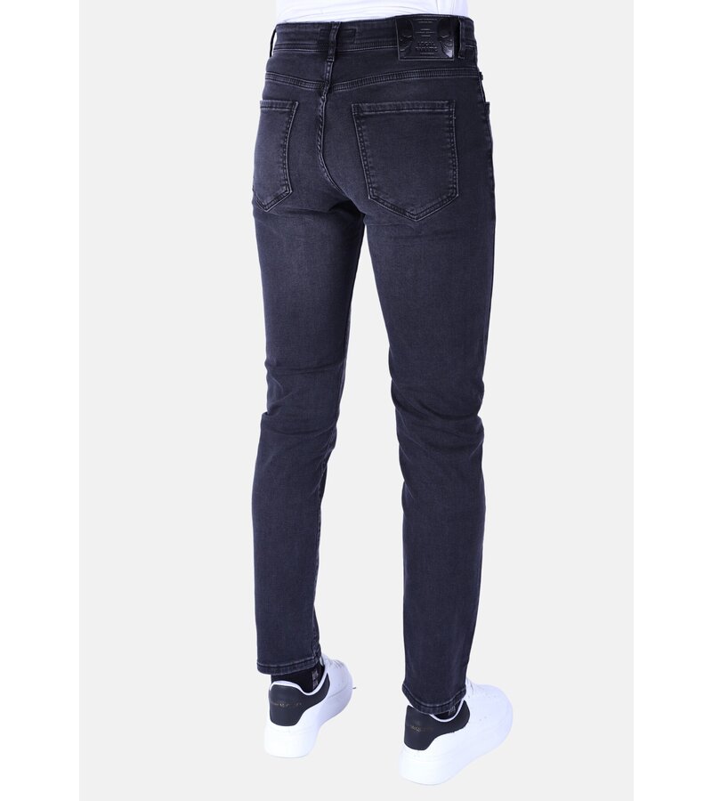 True Rise Vaqueros elásticos Neat Regular Fit Hombre - DP53 - Negro