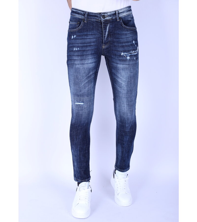 Local Fanatic Pantalón vaquero Torn Slim Fit -1100 - Azul