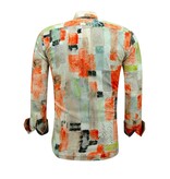 Gentile Bellini Camisas de hombre con estampados de colores - 3146 - Marrón