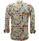 Gentile Bellini camisa slim fit com elastano - 3142 - Amarillo