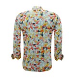 Gentile Bellini camisa slim fit com elastano - 3142 - Amarillo