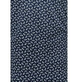 Gentile Bellini Camisa casual de algodón para hombre con estampado - 3141 - Azul