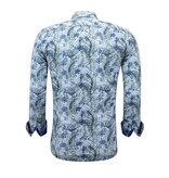 Gentile Bellini Camisa de algodón para hombre con estampado - 3138 - Blanco