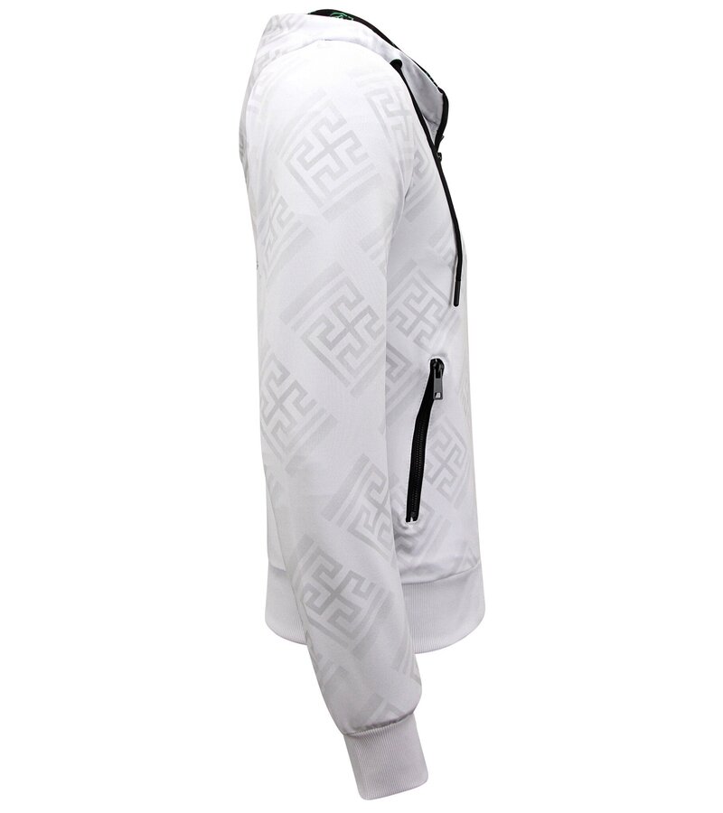 TopStar Traje Traningsuit Hombre - Traje de casa - Traje de jogging - 10805 - Blanco