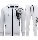 TopStar Traje Jogging Hombre Adulto - Traje de Casa - Traningsuit - 2673 - Blanco