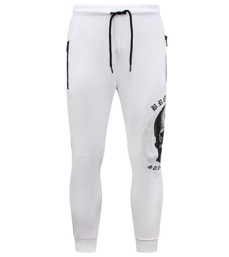 TopStar Traje Jogging Hombre Adulto - Traje de Casa - Traningsuit - 2673 - Blanco