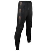 TopStar Traje de Casa Hombre - Traje de Jogging Adultos - Chándal - 10806 - Negro