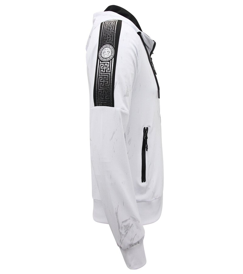 TopStar Chándal - Traje Jogging Hombre Adulto - Traje de Ocio - 10806 - Blanco