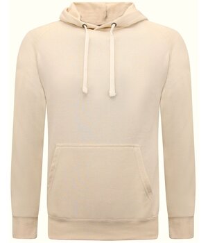 Enos Sudadera con capucha Hombre - Sudaderas clásicas con capucha - Beige