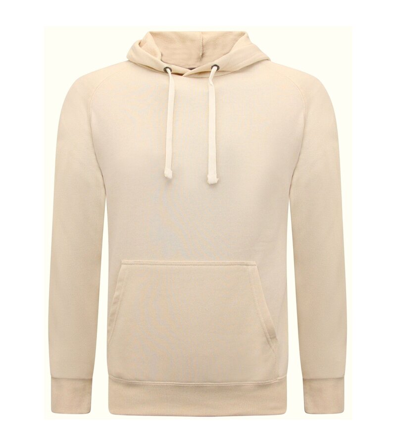 Enos Sudadera con capucha Hombre - Sudaderas clásicas con capucha - Beige