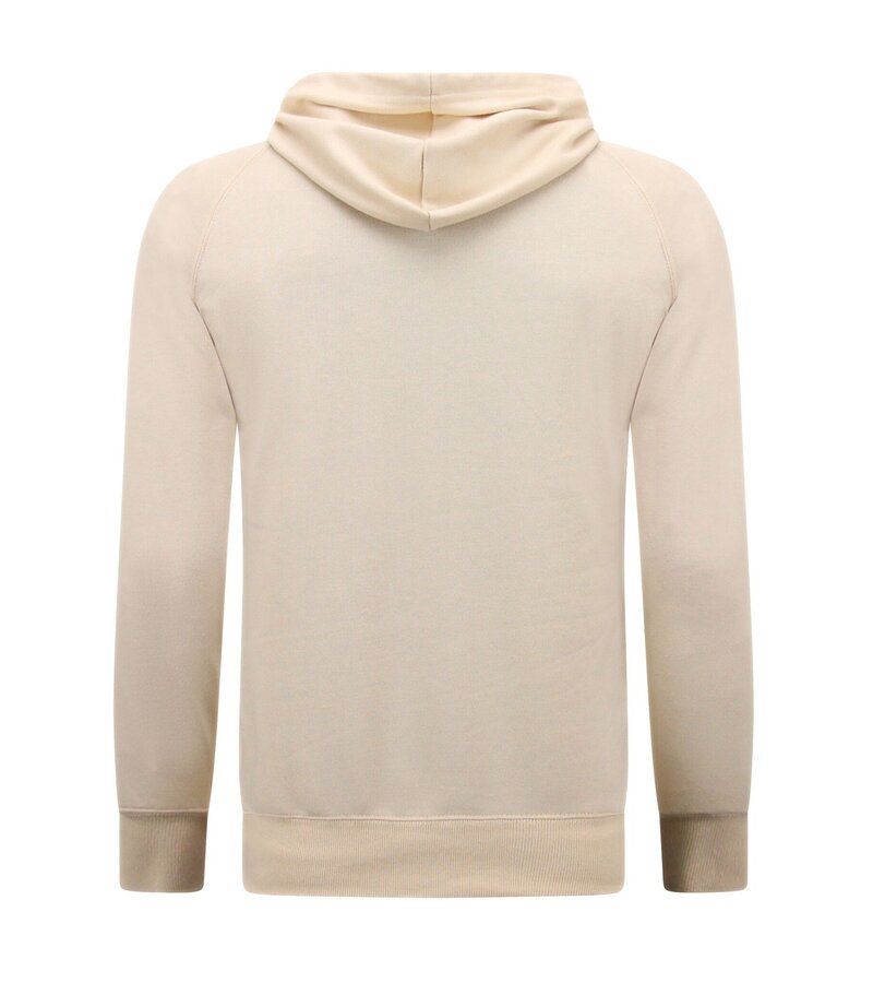 Enos Sudadera con capucha Hombre - Sudaderas clásicas con capucha - Beige