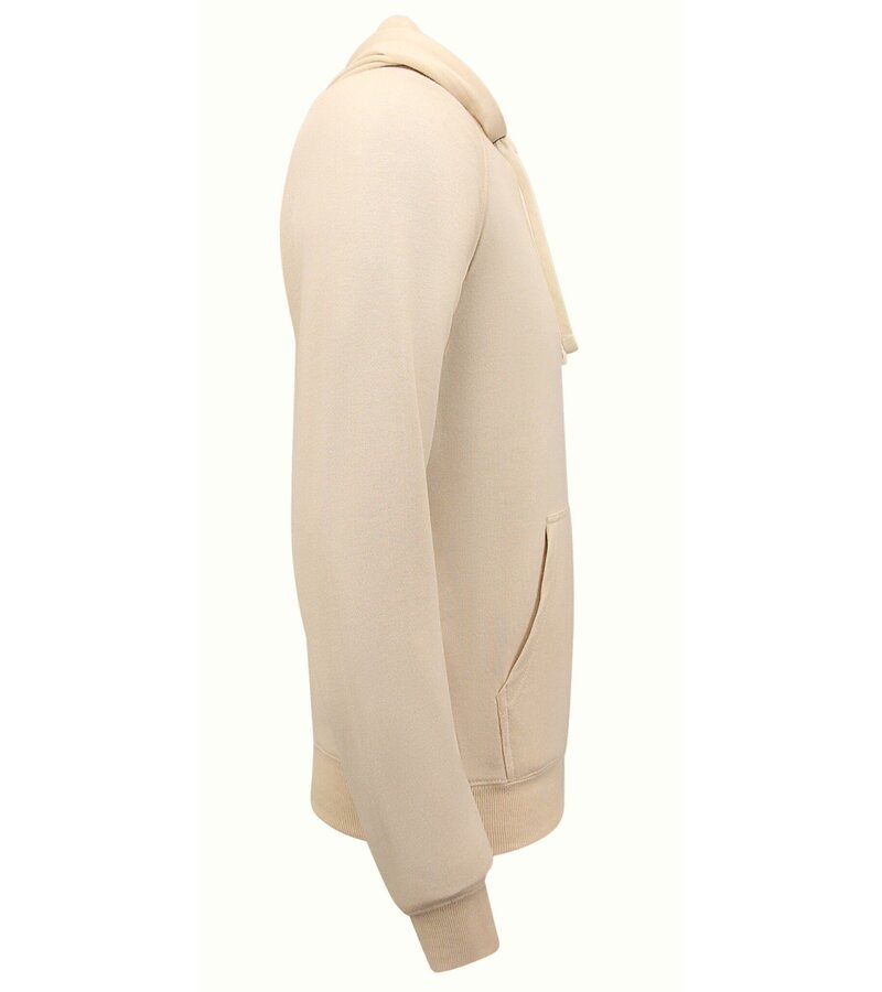 Enos Sudadera con capucha Hombre - Sudaderas clásicas con capucha - Beige