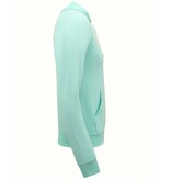 Enos Sudadera con capucha Hombre - Urban Classic Basic Hoodie - Mint Green Enos Sudadera con capucha Hombre - Urban Classic Basic Hoodie - Mint Green