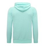Enos Sudadera con capucha Hombre - Urban Classic Basic Hoodie - Mint Green Enos Sudadera con capucha Hombre - Urban Classic Basic Hoodie - Mint Green