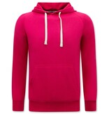 Enos Sudadera con capucha Hombre - Sudadera clásica con capucha - Magenta