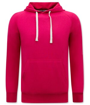 Enos Sudadera con capucha Hombre - Sudadera clásica con capucha - Magenta