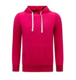 Enos Sudadera con capucha Hombre - Sudadera clásica con capucha - Magenta