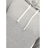 Enos Sudadera con capucha Hombre - Plain Classic Hoodie - Gris