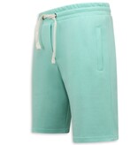 Enos Pantalones cortos de jogging para hombre - Short Pants Adults - Mint Green