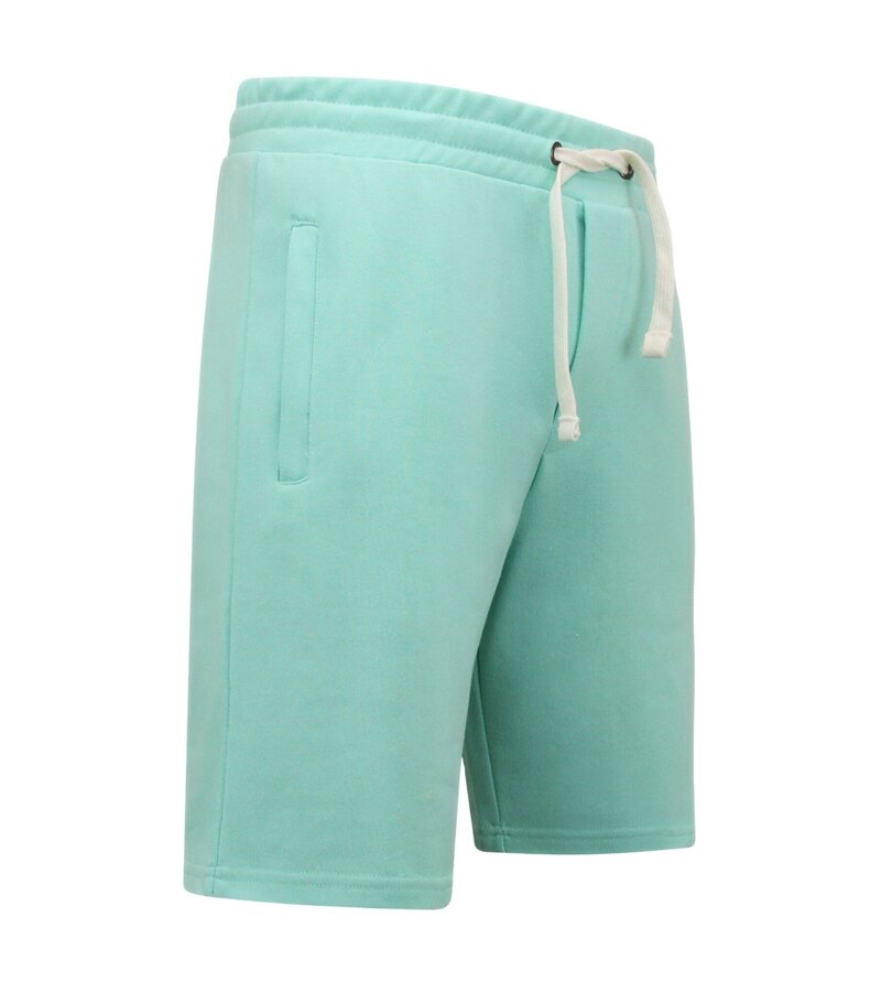 Enos Pantalones cortos de jogging para hombre - Short Pants Adults - Mint Green