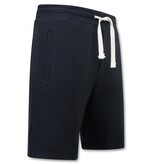 Enos Shorts Hombre -Sweat Short Hombre - Azul Oscuro