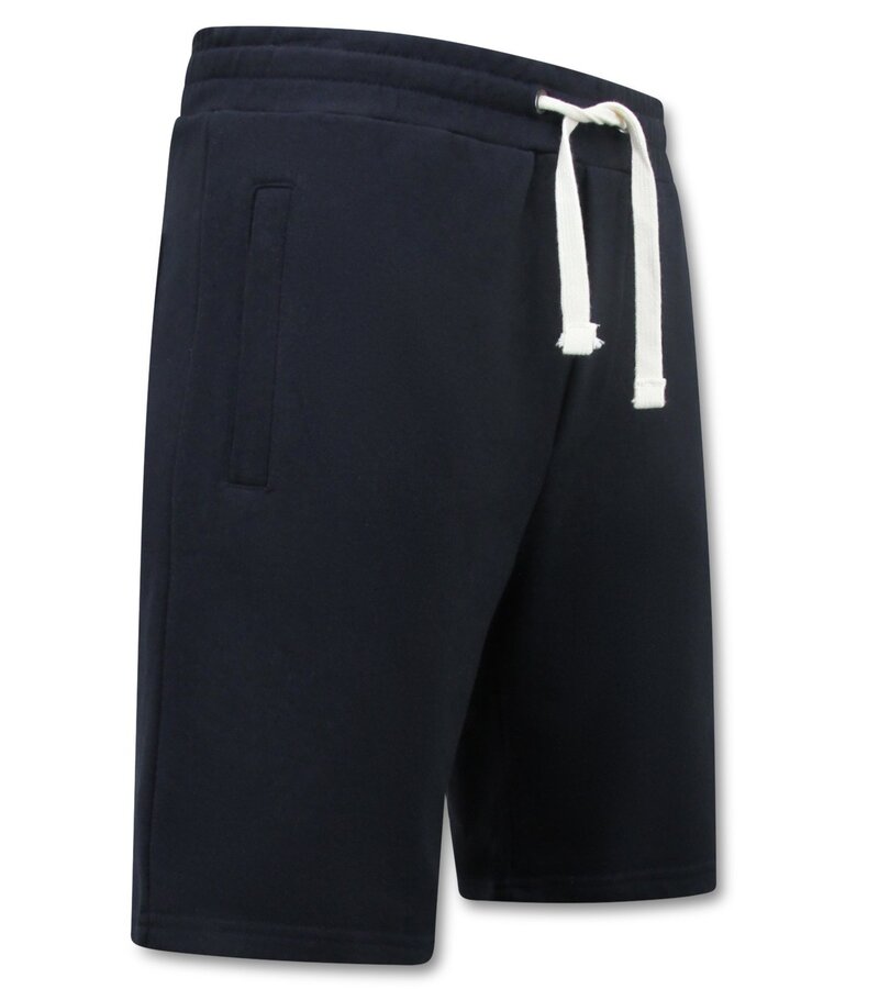 Enos Shorts Hombre -Sweat Short Hombre - Azul Oscuro