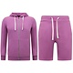 Sudadera Hombre con Cremallera - Neat Jogging Shorts Hombre - SET - Morado