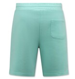 Enos Sudadera Hombre con Cremallera - Jogging Short Hombre - SET - Verde Menta