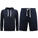 Sudadera con capucha Hombre - Pantalones cortos Hombre - SET- Azul oscuro