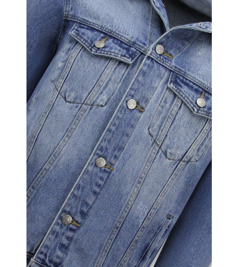 Local Fanatic Chaquetas vaqueras Denim Hombre - RJ-966 - Azul