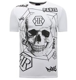 Enos Conjuntos Hombre - Calavera - Strass - 7968/7969 - Blanco